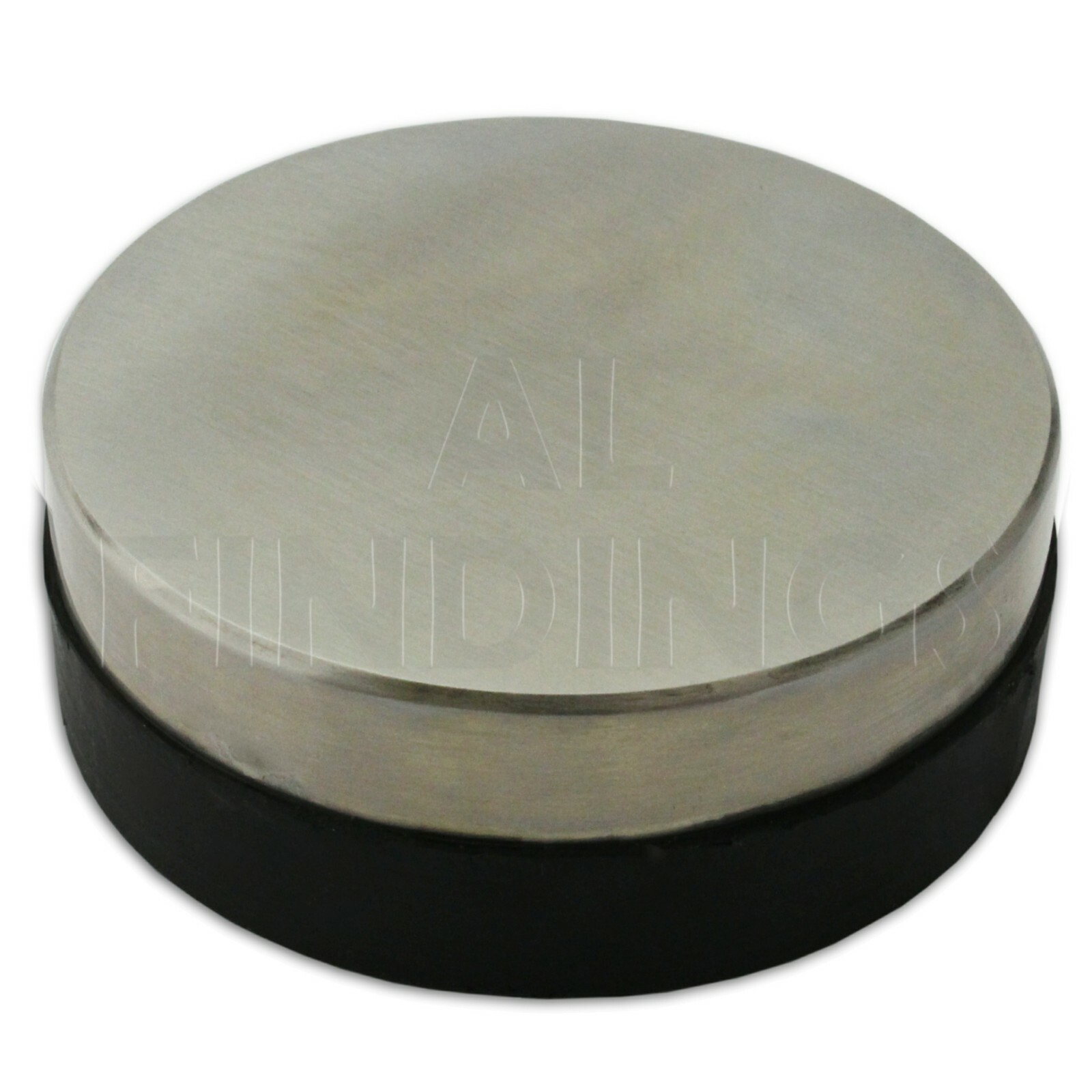 ROUND STEEL RUBBER DAPPING DOMING BENCH BLOCK ANVIL 75 x 25mm CRAFT ...