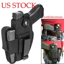 Tactical IWB OWB Gun Holster with Magazine Pouch Concealed Carry Right Left Hand