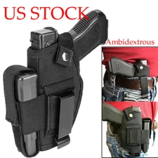 Tactical IWB OWB Gun Holster with Magazine Pouch Concealed Carry Right Left Hand