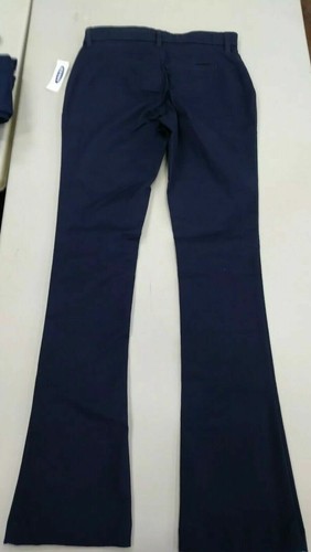 New! Old Navy Girls NAVY BLUE School Uniform Pants 10 Plus Boot Cut Chino Pocket - 第 2/14 張圖片