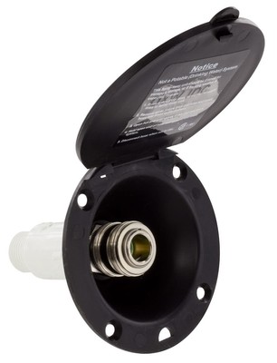 Phoenix PF147006 Brass Spray Port, Black, Boxed