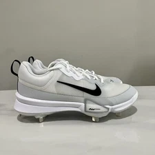 Nike Force Zoom Trout 9 Pro Baseball Cleats White/Platinum FB2907-100 Men Sz 13