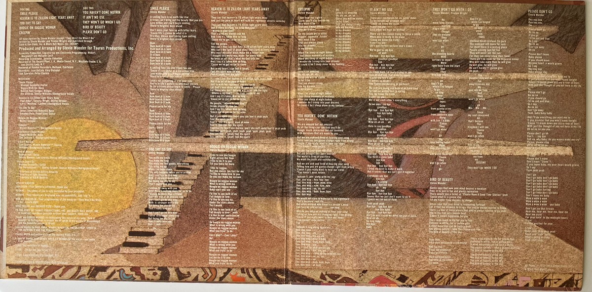 Stevie Wonder Fulfillingness' First Finale Original 1974