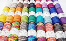 0.5MM Polished Hemp Twine Hemptique Cord Variegated Macrame String 10lbs - 205FT