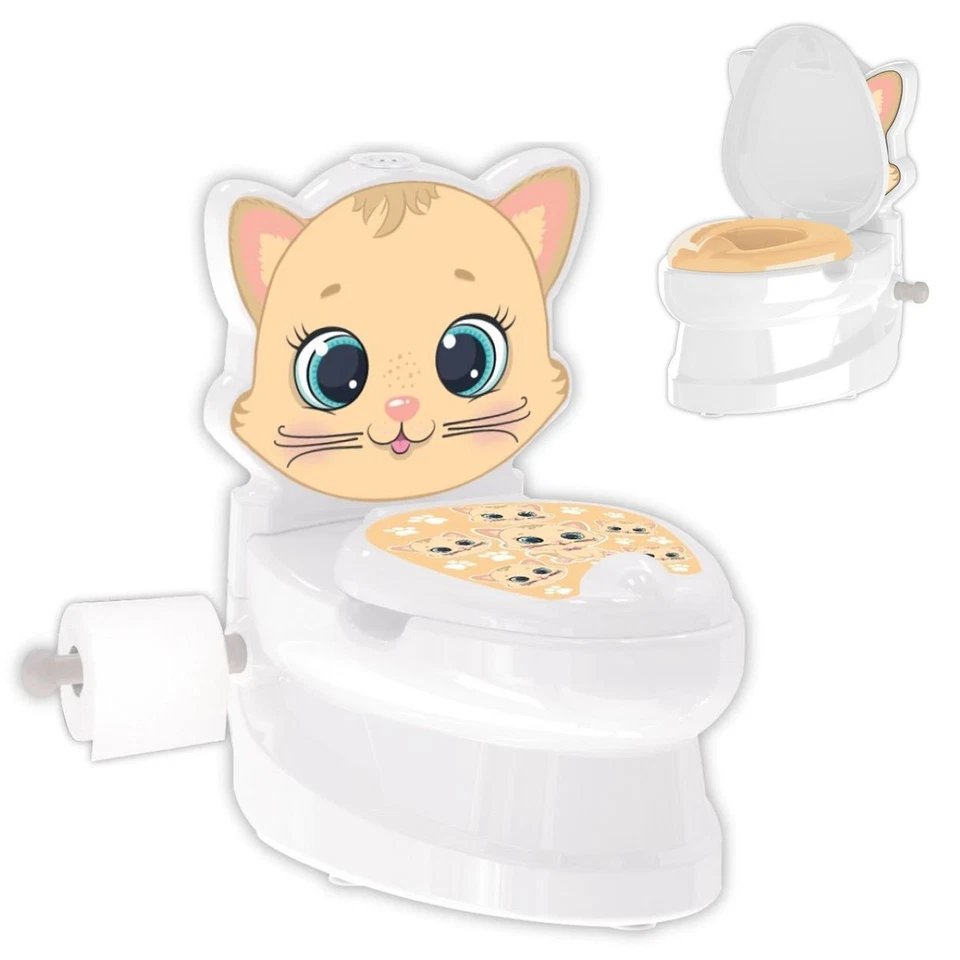 Pilsan Töpfchen Kitty 07563 Toilettenpapierhalter, Musik Licht Behälter bis 25kg - Bild 1 von 1