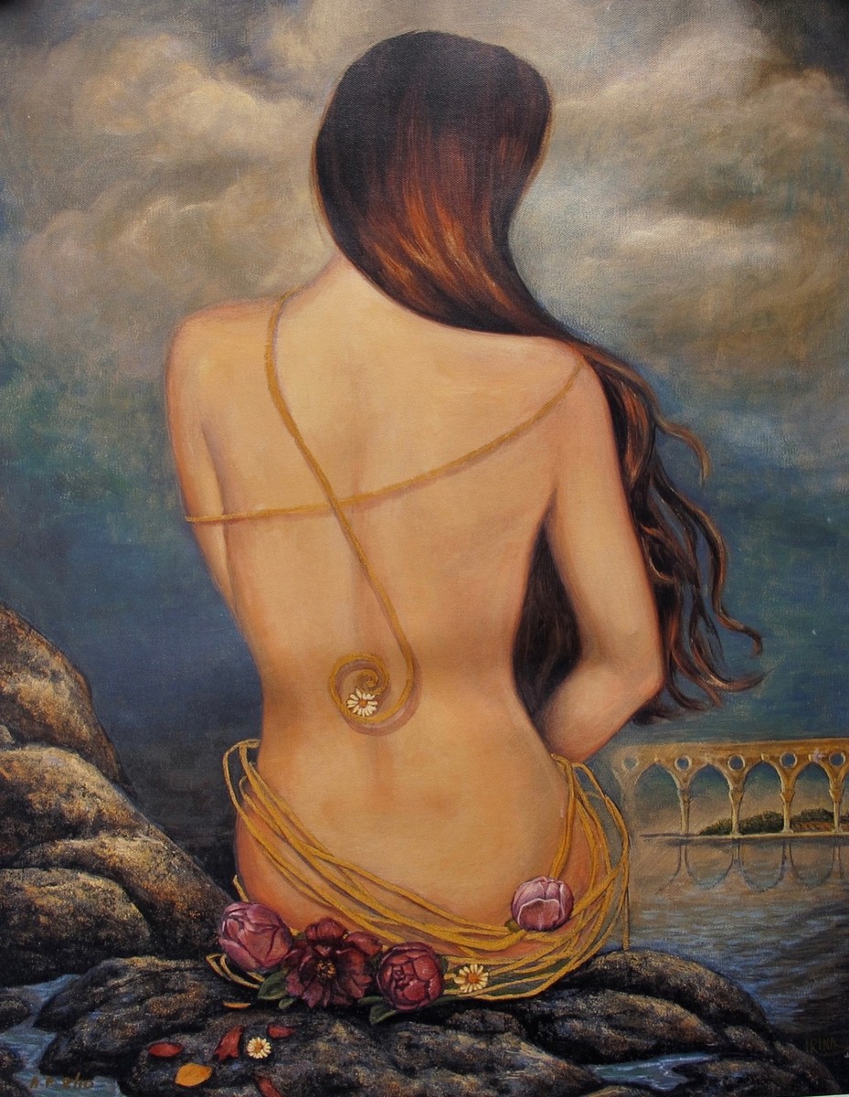 IRINA VITALIEVNA KARKABI Sea Princess Hand Signed Giclee Canvas Ukraine  Artist | eBay