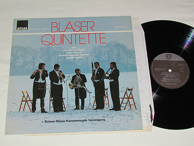 BLASERQUINTETTE Blaser Quintet LP Aulos Germany Vinyl Bach/Reicha/Cambini/Haydn