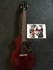 5 Seconds Of Summer Full Band Signed Cherry 2015 Epiphone Les Paul Junior 