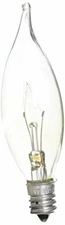 Westinghouse 0327400, 25W 120V Clear Incand CA8 Light Bulb, 1500 Hour 190 Lumen