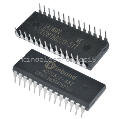 EEPROM Winbond W27C512-45Z DIP-40 – 5 Pezzi – 512Kbit 45ns – Nuove Dalla Cina