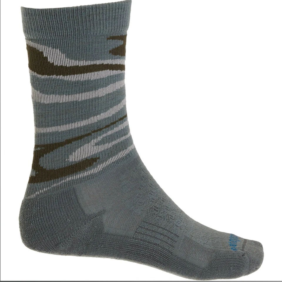 Nuevo con etiquetas Calcetines Patagonia Para Hombre Lana Merino Talla Grande (9-12) L Gris Camuflaje Senderismo Foto 2 de 4