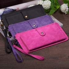 Leather Wristlet Wallet Magnetic Credit Card Case Cover for iPhone 8 iPhone 7 