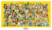 The Simpsons (Poster Print wall A4, A3, A2 Satin 260gsm)