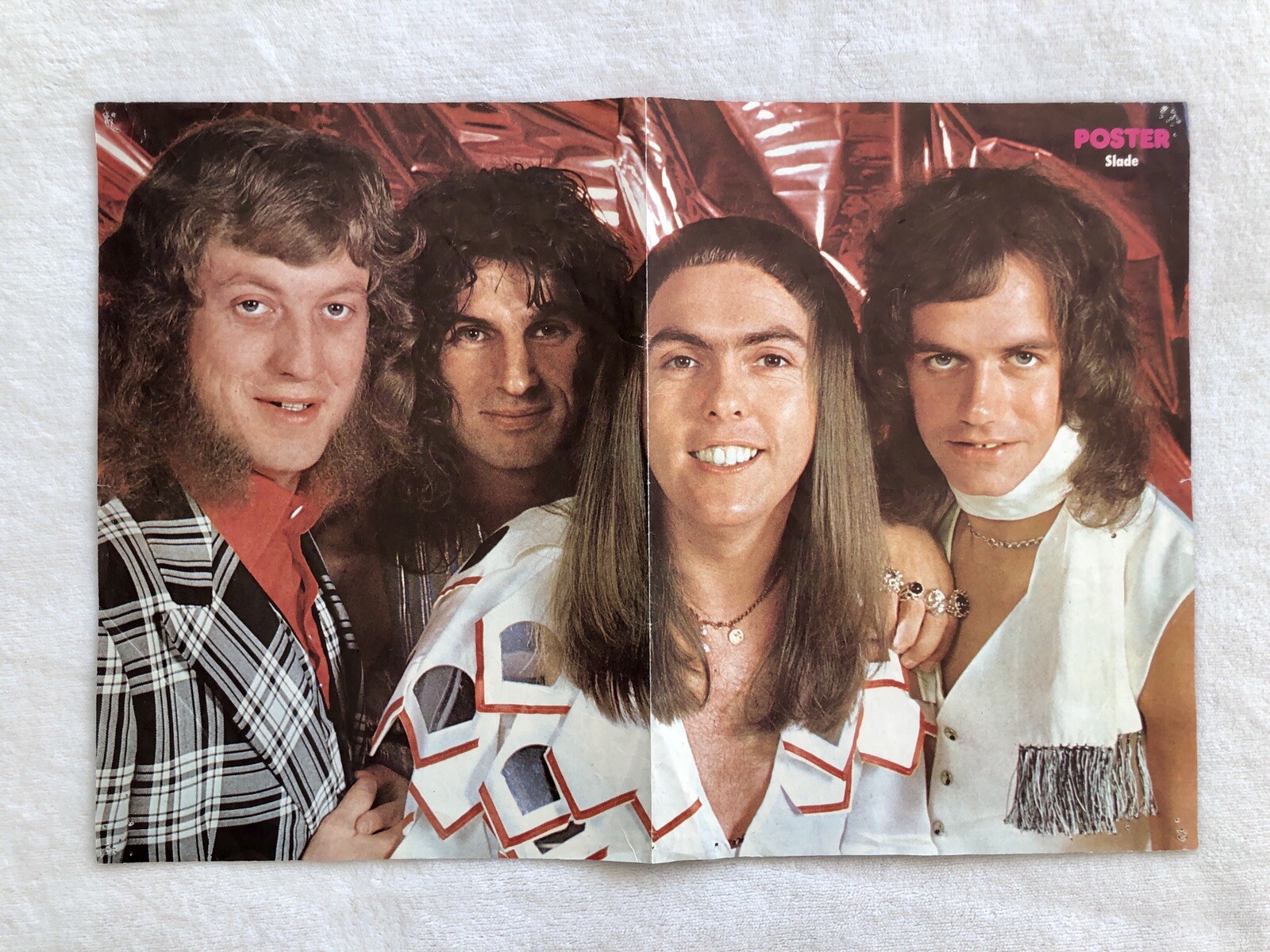 Slade 1974 Jim Lea Don Powell Noddy Swedish Poster Magazine 1970s Rare Vintage Ebay