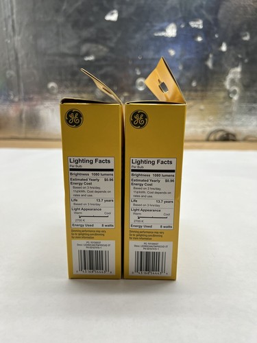 2x GE Ultra Bright LED Light Bulbs, 100W, Soft White Candle Lights 3 Pack - Picture 5 of 7