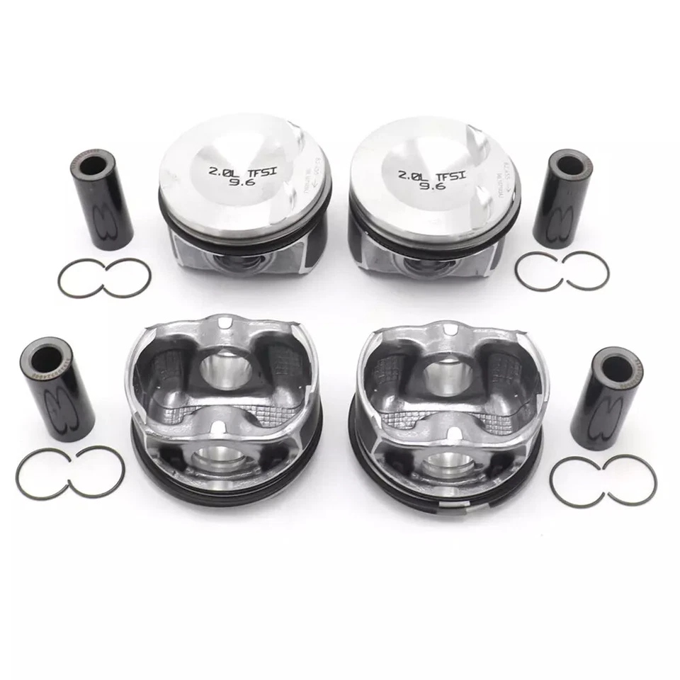 NEW MAHLE Upgraded Piston Set 23mm For VW Tiguan AUDI A4 Q5 2.0T 06H107065DM Foto 2 de 4