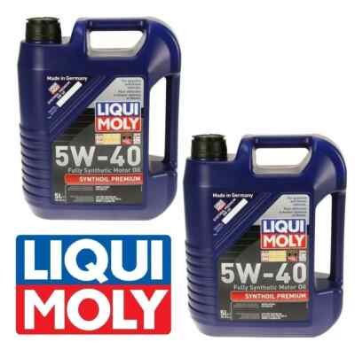 10 Liters Engine Motor Oil Liqui Moly Premium Fully Synthetic 5W-40 for Mercedes