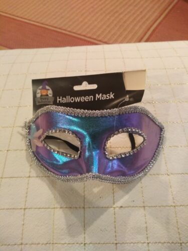 Halloween Mardigras mask 6 Choices Day dead metallic orange black blue Free ship - Picture 8 of 13