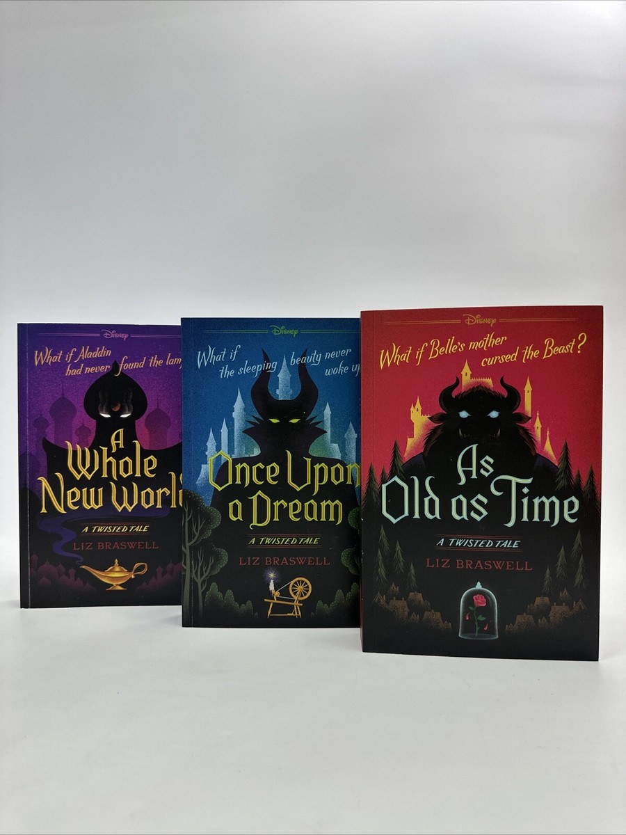 Disney A Twisted Tale Lot Of 3 Books PB - Liz Braswell Aladdin
