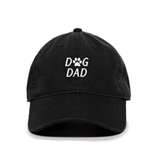 Dog Dad Baseball Cap Embroidered Cotton Adjustable Dad Hat