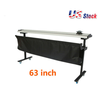 CALCA 63 Inch Manual Large Format Paper Trimmer Cutter with Support Stand