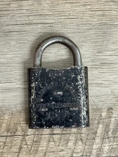 Vintage Antique Old Pat 1886 Corbin GEM Padlock Lock No Key