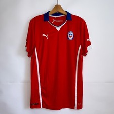 CHILE 2014 2015 HOME FOOTBALL SHIRT SOCCER JERSEY PUMA sz XL MEN