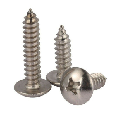 Phillips Truss Head Screw 316 A4 Stainless Steel Self Tapping Screws M3 M4 M5 M6