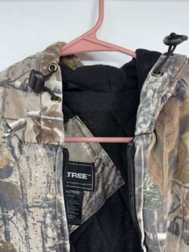 Realtree Camo Hooded Lined Hunting Jacket Pockets Sz. M Full Zip Camouflage - Picture 9 of 11