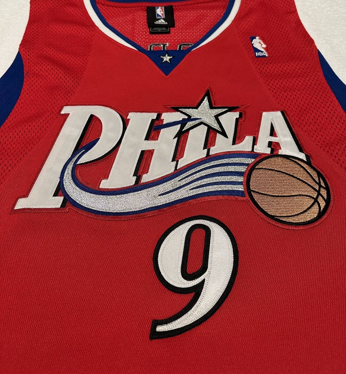 Authentic Vintage Adidas NBA Philadelphia 76ers Sixers Andre