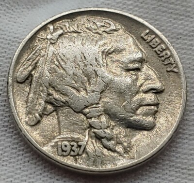 1937 5C BUFFALO NICKEL XF Very Nice Eye Appeal #B4