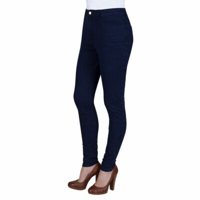 Ajio Straight Jeans Women's High Waist Jeggings Women's Navy