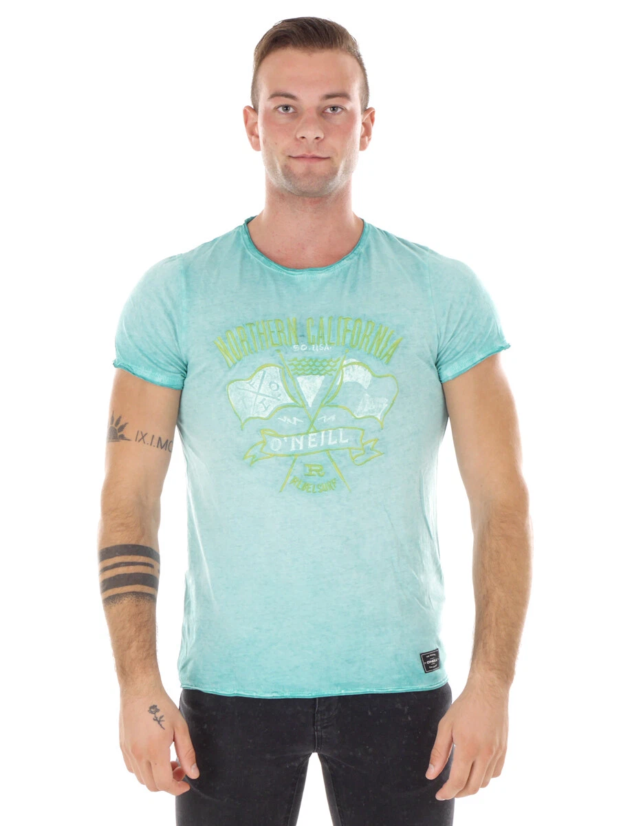 T-shirt Manches Longues O'Neill Col Roulé - Taille XXL Vert Militaire - Coton Neuf Avec étiquettes