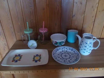 Porzellan und Gläser Paket 9 Teile teilweise NEU auch Flohmarkt | eBay