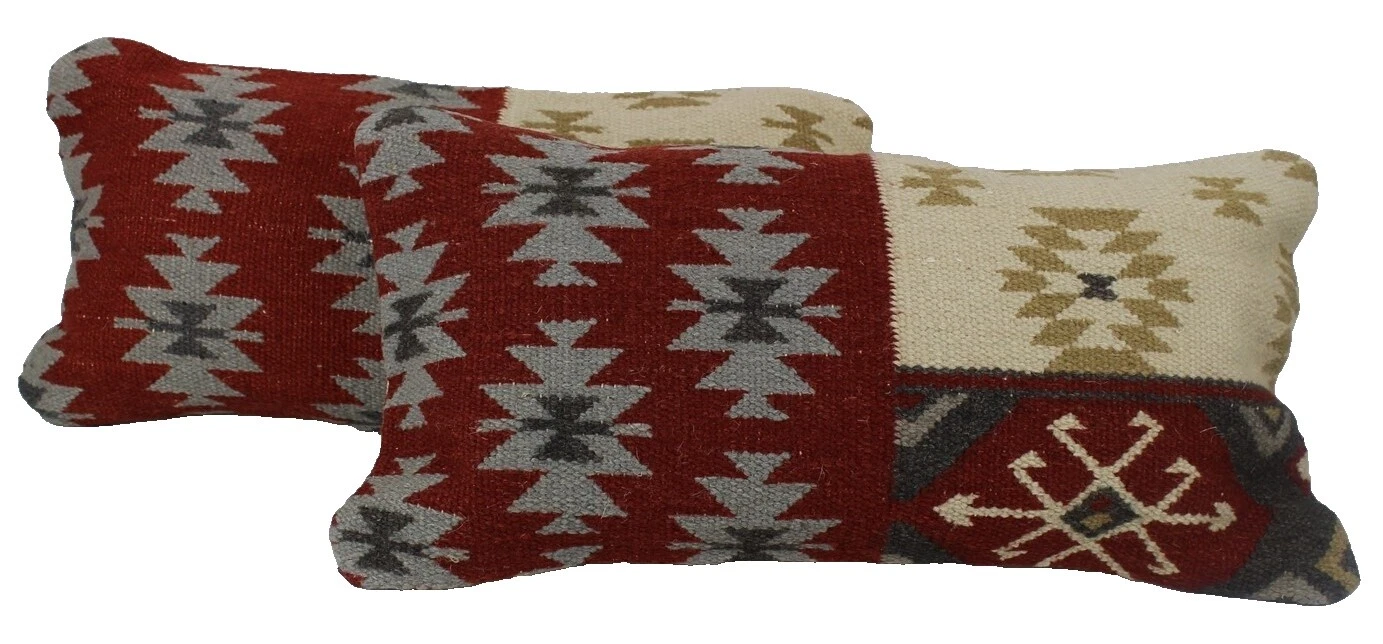 Rectangle Geometric Rustic/Primitive Home Décor Pillows