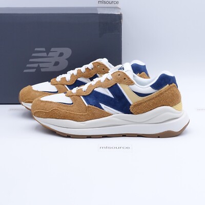 Size 6 Women's New Balance 57/40 Sneakers W5740CCE Tobacco/Navy | eBay