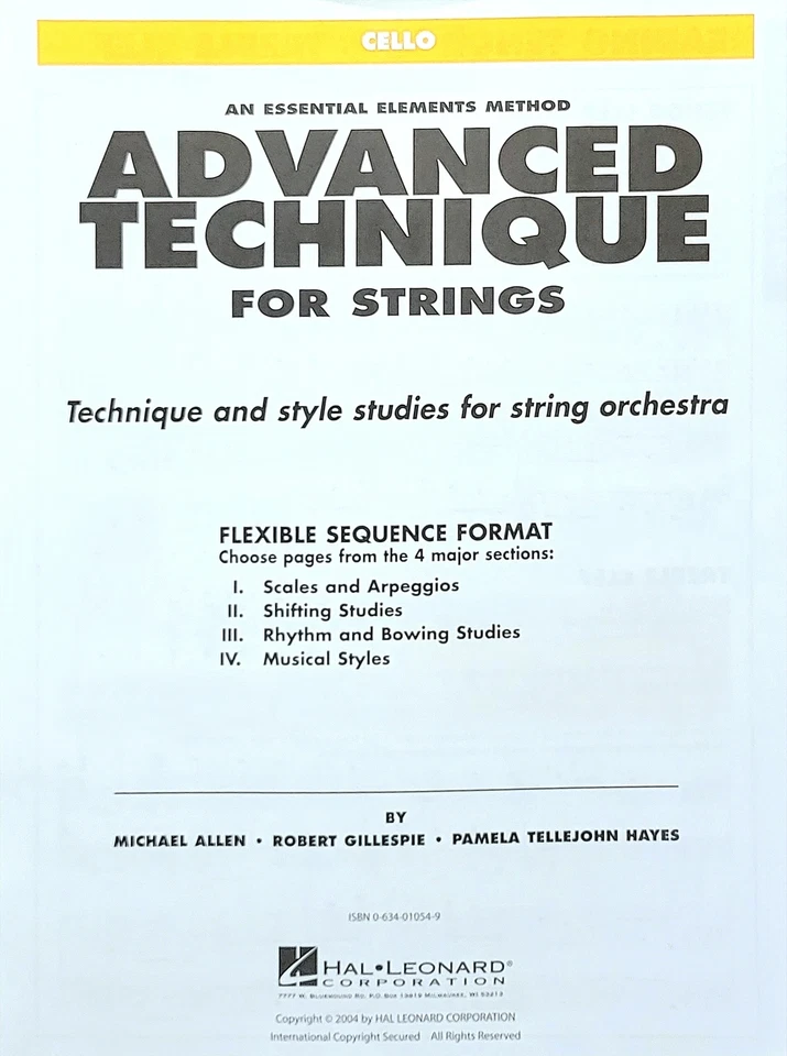 Advanced Technique for Strings Cello - Image 2 of 4