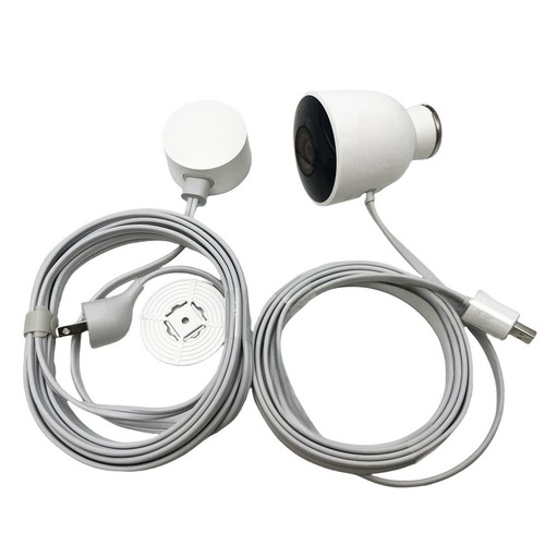 Google Nest Cam Outdoor Security Camera Wi-Fi Wired 1080P NC2100ES Charger Cable - Picture 5 of 13