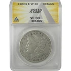1903 S Morgan Dollar VF 30 Details ANACS Silver $1 Coin SKU:I21743