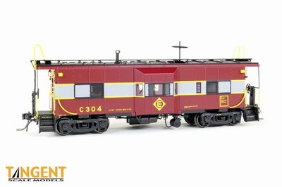 Tangent Scale Models ICC Erie Lackawanna Bay Window Caboose 60712 HO