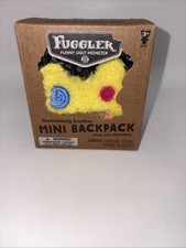 FUGGLER Mini Backpack Keychain Green Monster Stationary Inside New In Box