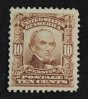 CKStamps: US Stamps Collection Scott#307 10c Webster Mint H OG