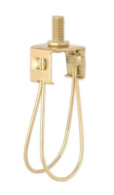 B&P Lamp Brass Finish Washer To Clip On Adapter