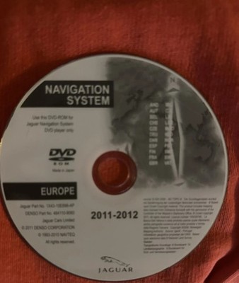 2011-2012 Jaguar Sat Nav Map Disc Update for XJ, XJ8 ,S-TYPE.