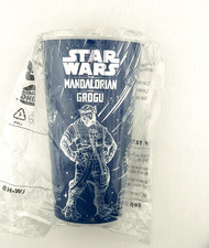 BURGER KING Star Wars Mandalorian Grogu Collectible Cup Blue Sealed 18oz NEW