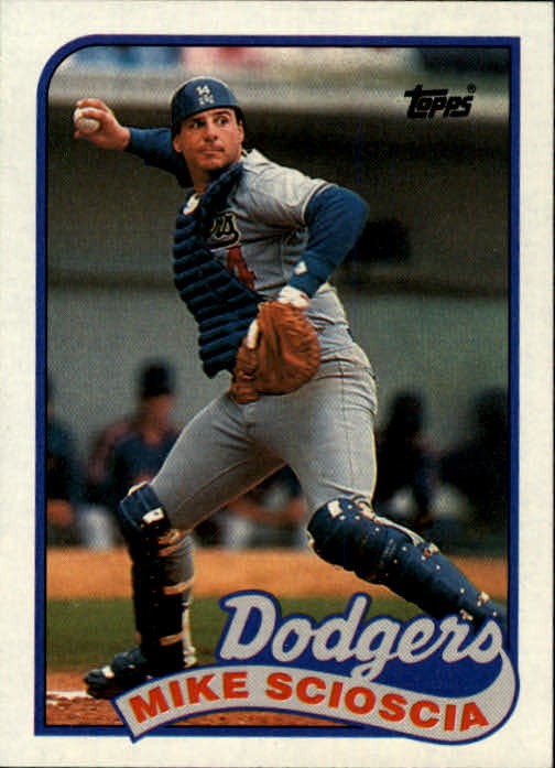 1989 Topps #755 Mike Scioscia - BB
