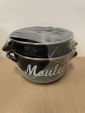 KitchenCraft World of Flavours Mussel Pot, Enamel, Medium (18 cm)