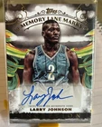 2024-25 Topps Inception Larry Johnson Memory Lane Marks Auto Hornets RS6
