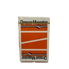 Dresser Magcobar Playing Cards Orange Yellow Bridge Size Redi Slip Finish Sealed