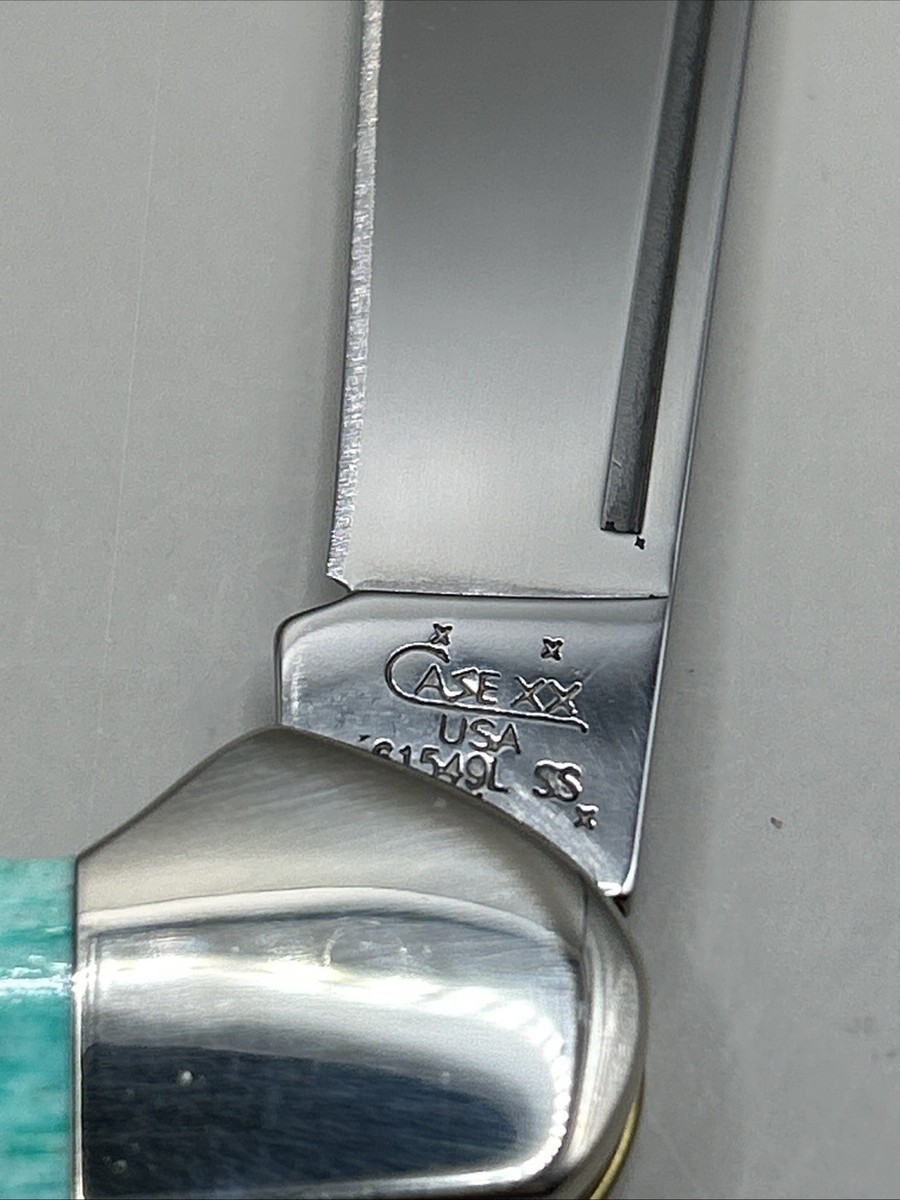 2005 CASE XX 61549L SS Copperlock Jade Bone Pocket Knife | Arrow